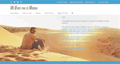 Desktop Screenshot of miviajeporelmundo.com
